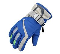 Guantes Bebe 1 Año, para Niños Y Niñas de Nieve para Esquiar Al Libre Calidez Superior En Invierno Y Mitones Resistentes para Uso Infantil (Blue 7-11 Year)