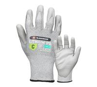 Blackrock Litio-PU Nivel C Guantes de trabajo resistentes al corte PU recubierto de palma para destreza, flexibilidad y buen agarre en seco - Talla 8/M