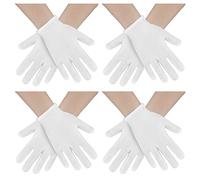 Guantes Blancos De Algodón Para Niños y Niñas - Disfraz, Cosplay, Fiestas - 4 Años