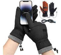 Guantes calefactables 3 Ajustes Temperatura Carga USB Mitones Forro Cálido