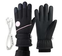 Guantes Calefactables Calentador de Manos USB Impermeable Cortavientos | Guantes Térmicos Invierno Mujer para Exterior Conducción Ciclismo Acampada Senderismo Pesca Viajes