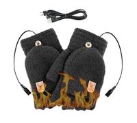 Guantes calefactables de trabajo, manoplas calientes de invierno - Manoplas calefactables USB 5 V para pescadores actividades al aire libre esparcidores de nieve motociclistas mensajeros senderismo