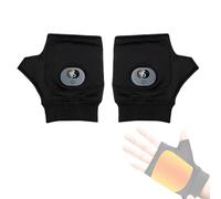 Guantes calefactables eléctricos | 3 Niveles Pantalla Digital Guantes térmicos sin Dedos, Guante eléctrico para Clima frío | para Camping, Ciclismo, Carreras al Aire Libre, conducción