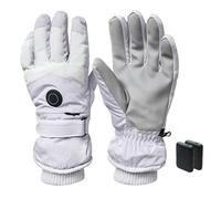 Guantes Calefactables,Guantes Calefactores Eléctricos Recargables,Retención de Calor Desde -30℃ A -10℃, 3 Modos Calefactores,Calentadores de Manos para, Esquí, Caza, Senderismo(Light Purple - Women)