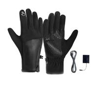 Guantes calefactables - Guantes de calentamiento recargables, guantes de invierno sensibles al tacto, equipo térmico alimentado por pilas, carcasa impermeable transpirable con puño ajustable para