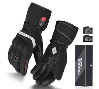Guantes Calefactables Moto, Guantes de Invierno para Hombres y Mujeres Impermeables en Activadas al Aire Libre Esquí Motociclismo Pesca Senderismo Caza Prevenir Artritis Enfermedad de Raynaud M