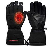 Guantes Calefactables Moto, Guantes Tactiles con Batería 7.4v 2200mah para Hombres y Mujeres Guantes Termicos al Aire Libre Esquí Motociclismo Pesca Senderismo Prevenir Artritis Enfermedad de Raynaud