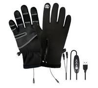 Guantes calefactables para Hombre | 3 Niveles USB Recargables Unisex Pantalla táctil calientamanos, Guantes térmicos a batería - para esquí, Snowboard, Camping, Senderismo, Desplazamiento y