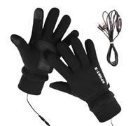 Guantes calefactables para hombres | Calentador de Manos Impermeable al Viento | Manoplas Cálidas Guantes de Invierno Calefactables - para Hombre Mujer Deportes Exteriores Trabajo Conducción Senderism