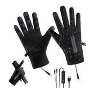 Guantes Calefactables para Hombres | con Alimentación USB Antideslizantes E Impermeables | Calentadores de Manos con USB | Calentadores Manuales Deportivos para Esquí Senderismo Snowboard