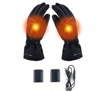 Guantes Calefactables para Hombres Y Mujeres, Guantes Calefactores Eléctricos Portátiles con Tres Ajustes de Temperatura, Guantes Térmicos Calefactores de Invierno para Exteriores, Ciclismo,(L)