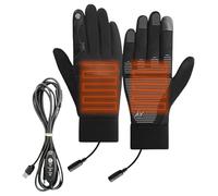 Guantes calefactables para mujer | Guantes térmicos resistentes al viento USB para ciclismo, guantes con regulación de temperatura para mujeres, hombres y personas mayores, para conducir, ciclismo