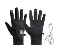 Guantes calefactables para regiones frías, compatibles con pantalla táctil, temperatura ajustable, protección contra el frío, para invierno, al aire libre, ciclismo, montañismo, esquí, senderismo