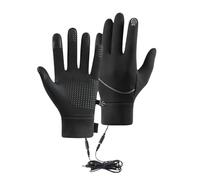 Guantes Calefactables - Recargables De Trabajo con Punta Táctil,Mitones Térmicos para Clima Frío Invierno Correr Conducir Senderismo Ciclismo Nieve Acampada Actividades Exteriores