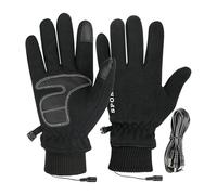 Guantes calefactados - Calentador de manos | Guantes eléctricos USB | Guantes calefactores eléctricos de invierno con pantalla táctil | 1 par a prueba de viento, Multicolor, Temperature adjustment