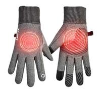 Guantes calefactados - fibra de poliéster, guantes de pantalla táctil | Forro polar de Warmish de invierno USB 165 g, impermeable a prueba de viento, con palmas antideslizantes sosteniendo las manos