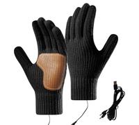 Guantes calefactados, guantes de esquí con pantalla táctil, calentadores de manos | Guantes resistentes al viento para clima frío para hombres al aire libre, motocicleta, turismo, , caza, obras