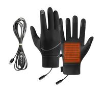 Guantes calefactados,guantes de invierno calentados guantes cálidos para | Guantes eléctricos impermeables con calefacción por USB para esquí, snowboard, senderismo, camping, caza, pesca