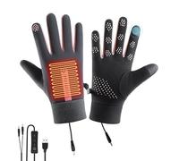Guantes calefactados, guantes de trabajo con calefacción, guantes impermeables para pantalla táctil, guantes fiables para clima frío, guantes de calefacción USB, calentadores de manos, snowboard, para