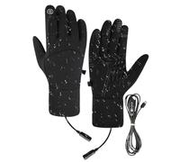 Guantes calefactores eléctricos, 1 par calientes de conexión transpirable, con pantalla táctil guantes eléctricos de invierno - adultos y adolescentes deportes de esquí senderismo rutas conducción