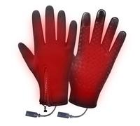 Guantes calefactores eléctricos - Manoplas calefactoras recargables compatibles con pantallas táctiles | Guantes calefactores resistentes al viento y aislantes - para actividades en interiores y