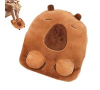 Guantes calefactores eléctricos reutilizables de peluche 3 niveles, almohadilla calefactora con forma de animal para pies - Calentador 2 en 1 para mujeres hombres invierno frío