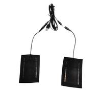Guantes calefactores - Fibra de carbono 3.35x2.56 pulgadas 7W 5V | Almohadilla calentada USB, guantes calefactables | Las mujeres y los hombres mantienen las manos calientes y frías en invierno, hogar