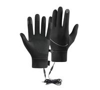 Guantes calefactores para mujer - Calentador de manos USB con pantalla táctil - Guantes de invierno para ciclismo, para invierno, gimnasio, entrenamiento, trabajo, culturismo, carreras, equitación y