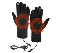 Guantes calefactores USB | Mitones de de un par,Guantes eléctricos USB de control táctil pantalla | para hombres mujeres adultos deportes ciclismo snowboard rutas conducción