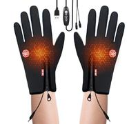 Guantes calefactores USB para mujer, calentadores de manos calientes y antideslizantes, guantes eléctricos de calentamiento de manos, para bicicleta al aire libre, esquí, ordenador, alpinismo, camping