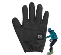 Guantes calentadores de manos, guantes térmicos que funcionan con pilas, dedos para pantalla táctil, guantes de motocicleta calentados, calentadores de manos, equipo para clima frío para interiores y