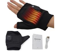 Guantes calentados | Mitones de guante calentados | Guantes eléctricos USB recargables para mujeres y hombres | Invierno, deportes al aire libre, ciclismo, motocicleta, raza, caza, camping, senderismo