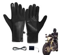 Guantes Calentados Para Mujeres | A Prueba De Viento Polar Control Temperatura | Guantes Eléctricos USB Calentadores Ciclismo - Para Hombres Mujeres Adultos Correr Al Aire Libre Deportes de