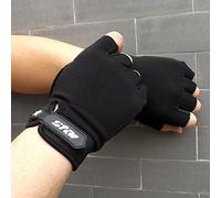 Guantes cálidos de moda 2024, guantes de moda para hombre, guantes de ciclismo para deportes, antideslizantes, guantes de fitness, guantes de dedo (negro, S)