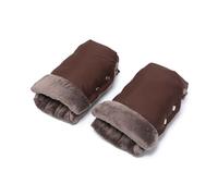 Guantes cálidos resistentes al viento para carrito de la compra y carrito de la compra, guantes de mano divididos para carrito de bebé