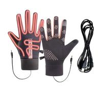 Guantes calientes para hombre - Tela, 9.25x3.94in calentador eléctrico 3 modos ajustable | USB Powered invierno mano de calentamiento de engranajes, guantes de trabajo calentados para adultos invierno