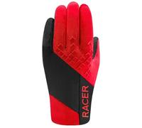 guantes ciclismo racer light speed 4 - negro / rojo S
