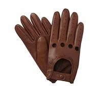 Guantes clásicos de conducir para hombre de estilo retro de calidad, de la marca Swift Wear, de piel de cordero suave, para chofer, canela, S