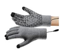 Guantes con Calefacción para Mujeres | Calentador De Manos Térmico Para Pantalla Táctil | Guantes de Invierno de Punto Resistentes al Viento - para Hombre y Mujer, Clima Frío, Esquí, Senderismo, Corre