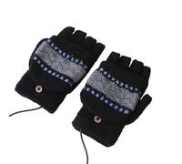 Guantes con calefacción USB, Guantes Calentados Sin Dedos | Guantes de Invierno Sin Dedos USB Para Mujeres Hombres - Temperatura Ajustable Invierno Caliente Caliente Guante, Calentador De Manos USB