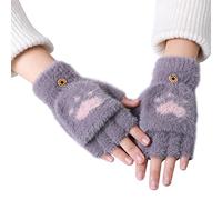 Guantes Convertibles Guantes De Peluche Guantes Sin Dedo De Mitad De Los Dedos Guantes De Invierno Guantes De Invierno Para Días Fríos