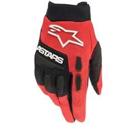 guantes cross alpinestars full bore - negro / rojo XL