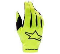 guantes cross alpinestars youth radar 23 - infantil amarillo / negro XS