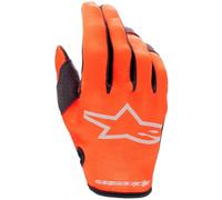 guantes cross alpinestars youth radar 23 - infantil naranja / negro M