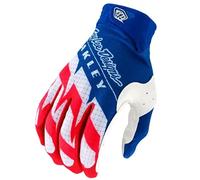 guantes cross troy lee air x oakley - azul / blanco / rojo M