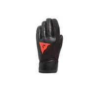 Dainese - HP Gloves Sport,Guantes de Esquí de Piel, Térmicos, Refuerzos en Palma,Negro/Rojo,para Hombres y Mujeres