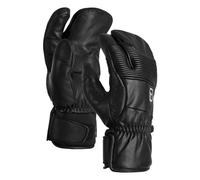 Guantes de 3 dedos Ortovox FULL LEATHER 3 FINGER GLOVE (black raven)