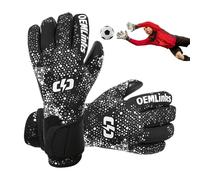 Guantes de adulto genéricos, transpirables, antideslizantes, gruesos, elásticos y cómodos | Guantes de fútbol para niños jóvenes y adolescentes, para niños, niñas, adultos, adolescentes y familia