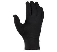 Guantes de algodón negros, diseño Fourchette, Guantes de punto ligeros (12)