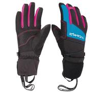 Guantes de alpinismo CAMP G COMP WARM (NEGRO / AZUL CLARO / FUCSIA) Mujer